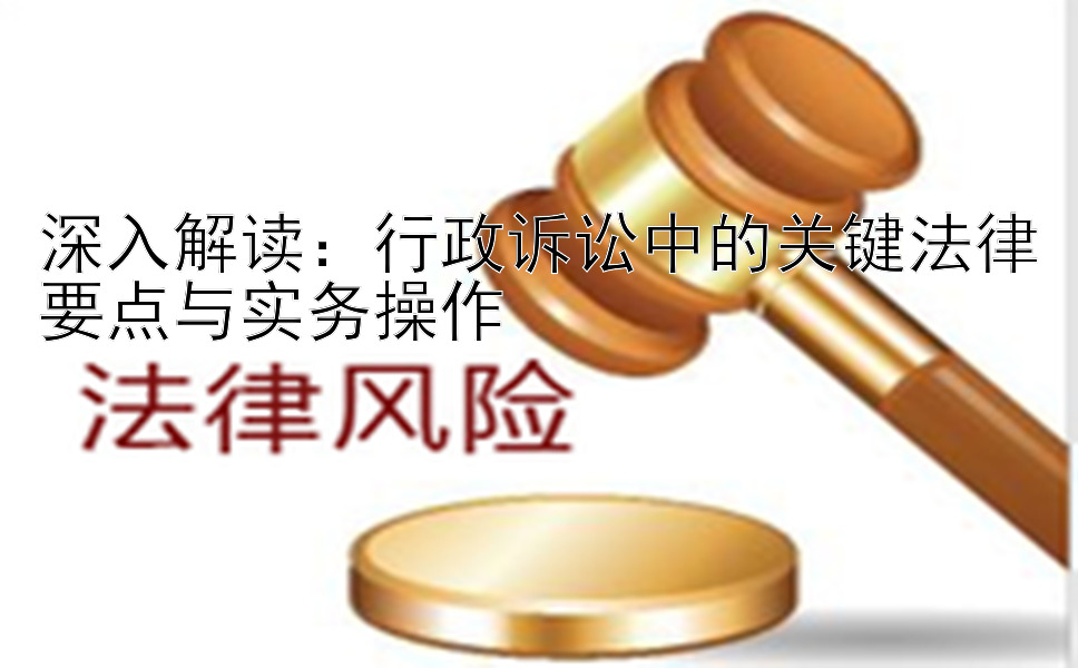 深入解读：乐发Iapp上哪找最好的邀请码  行政诉讼中的关键法律要点与实务操作