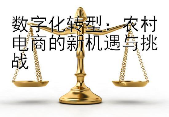 数字化转型：农村电商的新机遇与挑战