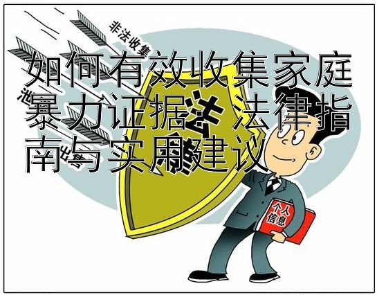 如何有效收集家庭暴力证据：法律指南与实用建议