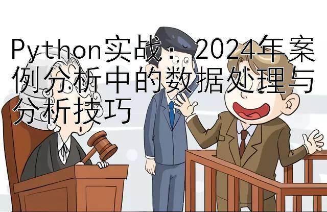 Python实战：2024年案例分析中的数据处理与分析技巧