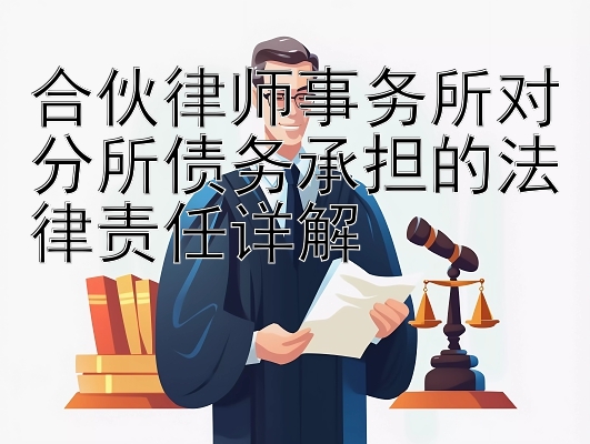 合伙律师事务所对分所债务承担的法律责任详解