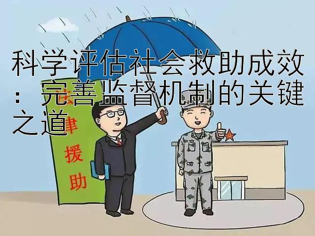 科学评估社会救助成效：完善监督机制的关键之道