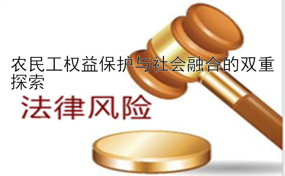 农民工权益保护与社会融合的双重探索